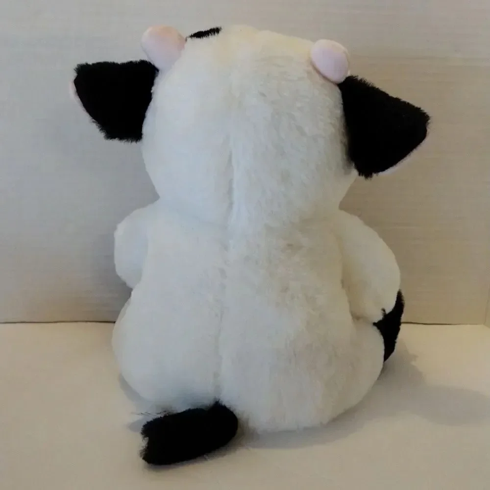 Inter American 2017 Cow With Blue Plaid Bow Stuffed Plushie Toy‎